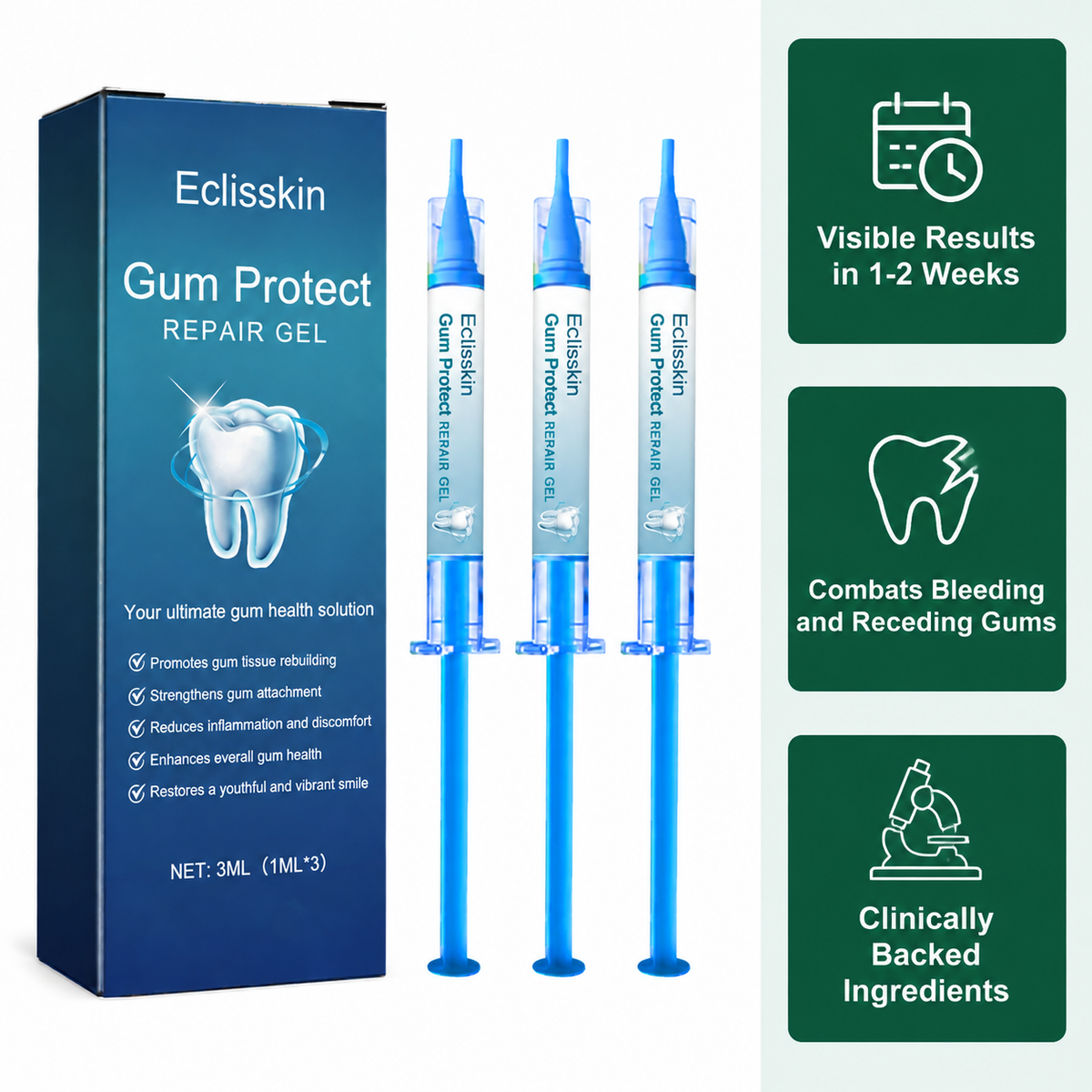 Gel reparador dental
