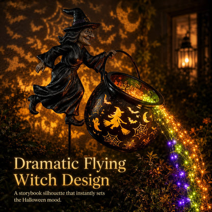 🔥Last Day 51% OFF🎃Halloween Witch Cauldron Garden Light