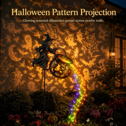 🔥Last Day 51% OFF🎃Halloween Witch Cauldron Garden Light
