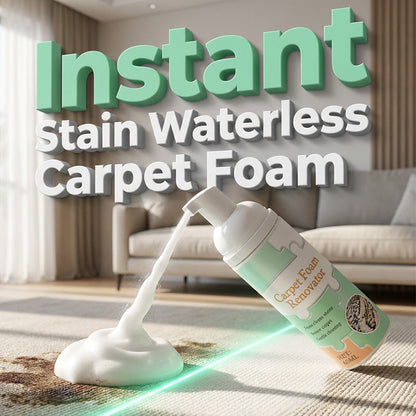 ⏳ Oferta por tiempo limitado ⏰ Espuma de limpieza en seco para alfombras – Elimina manchas al instante, sin dejar residuos húmedos. La microespuma avanzada penetra en profundidad: ¡solo aplica espuma y limpia! 🏠💨