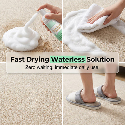 ⏳ Oferta por tiempo limitado ⏰ Espuma de limpieza en seco para alfombras – Elimina manchas al instante, sin dejar residuos húmedos. La microespuma avanzada penetra en profundidad: ¡solo aplica espuma y limpia! 🏠💨