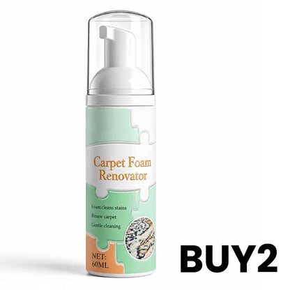 ⏳ Oferta por tiempo limitado ⏰ Espuma de limpieza en seco para alfombras – Elimina manchas al instante, sin dejar residuos húmedos. La microespuma avanzada penetra en profundidad: ¡solo aplica espuma y limpia! 🏠💨